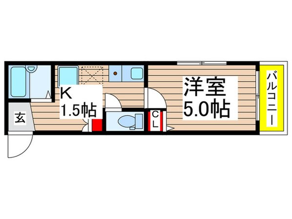 仮)ＭＥＬＤＩＡ新検見川Ⅲの物件間取画像